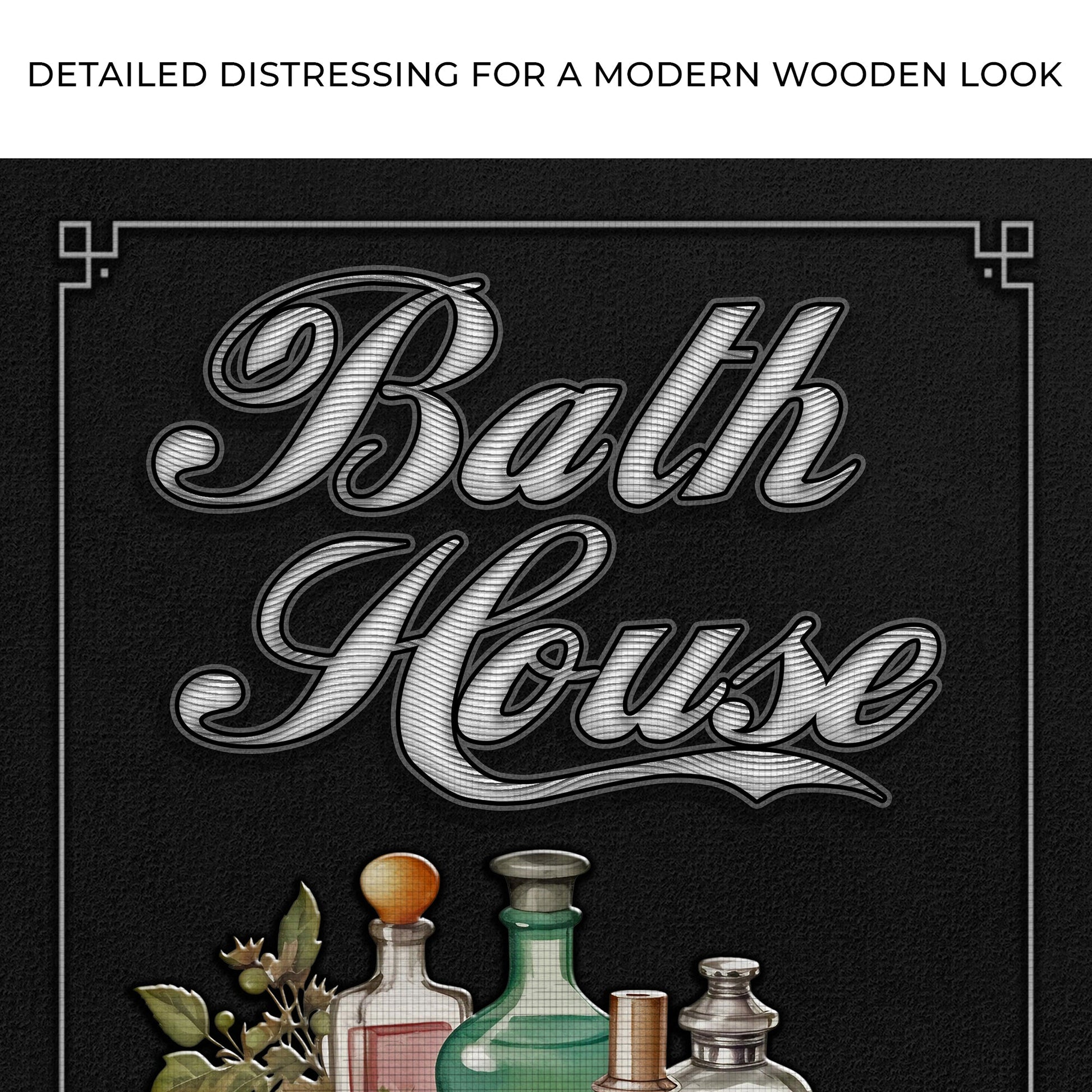 Relax Soak Escape Bath House Sign canvas Tailored Canvases Crafting Canvas on Tampa Home & Garden Store