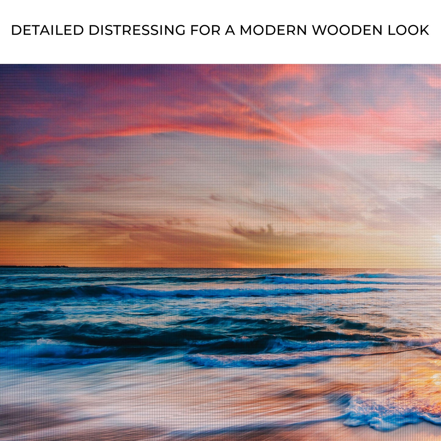 Sunrise Over The Horizon Canvas by Tailored Canvases; warm sunset hues over the ocean on Tampa Home & Garden Store
