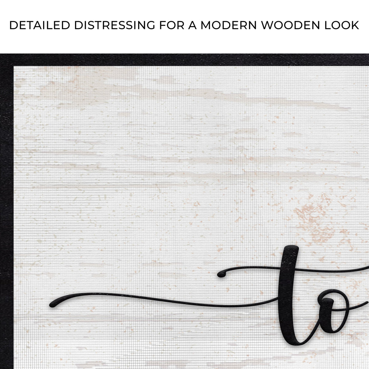 Too Blessed To Be Stressed Sign II canvas by Tailored Canvases, beige grid-textured canvas on Tampa Home & Garden Store