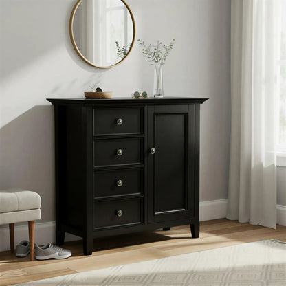 Amherst Handcrafted Solid Wood Storage Cabinet