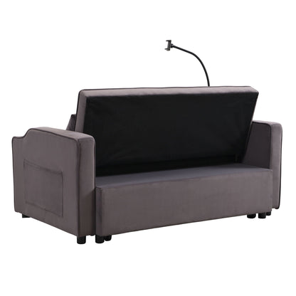 Modern Loveseat Futon Sofa with Pullout Bed