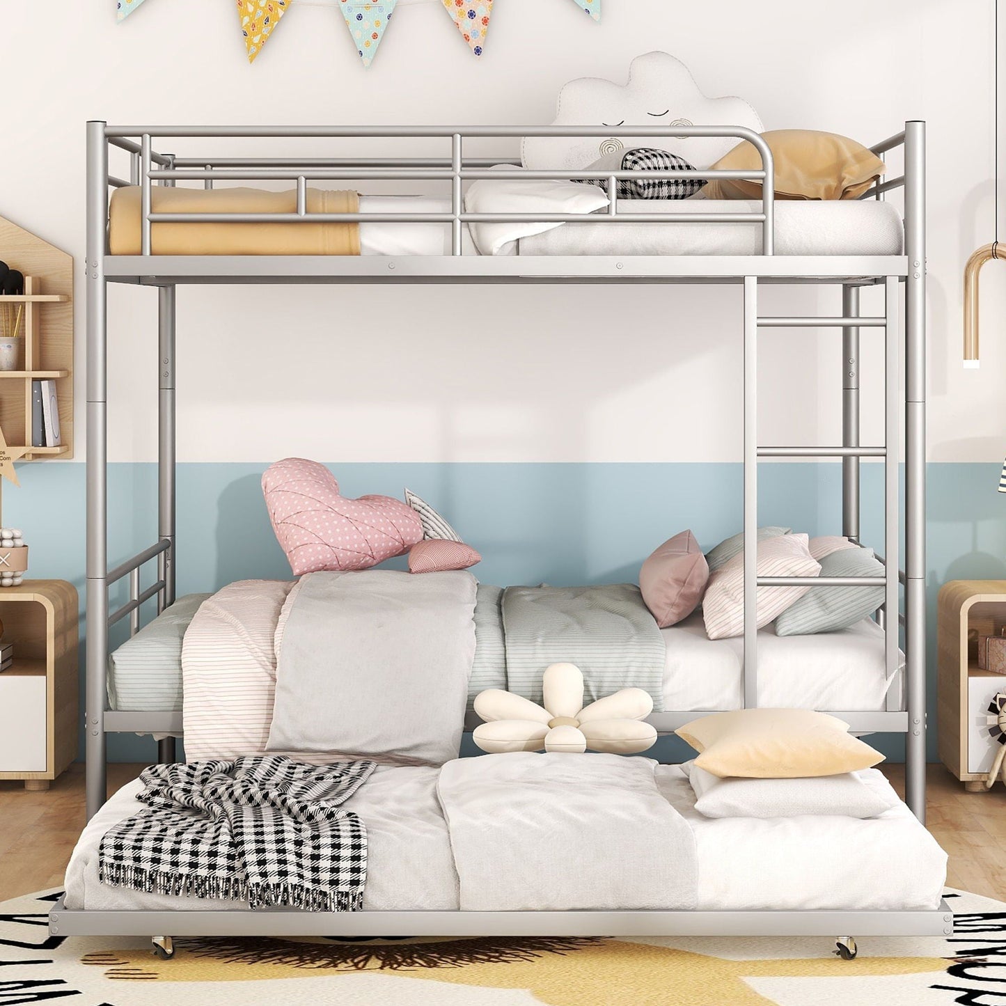 Durable Steel Bunk Bed For Kids And Teens