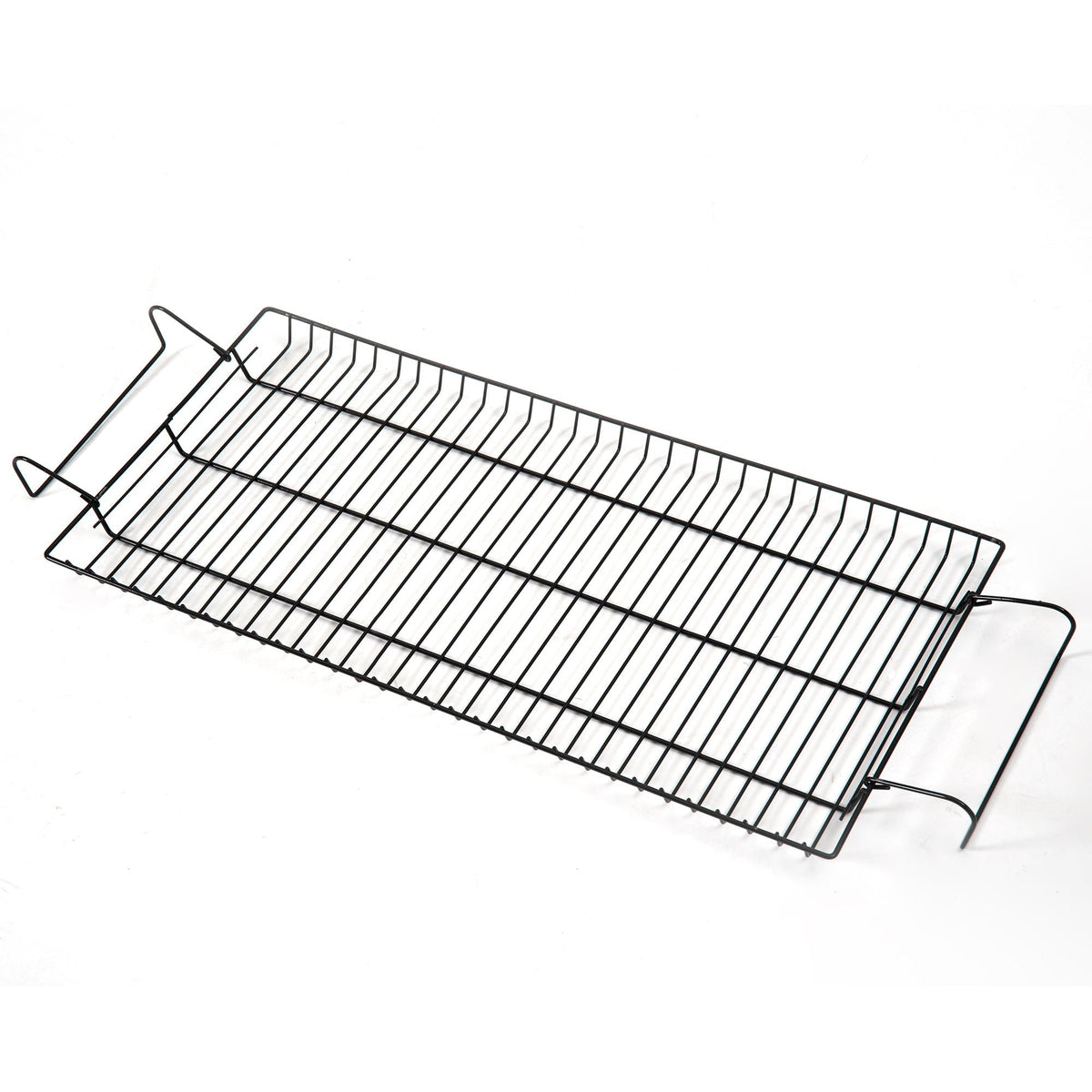 Folding dog grooming table top with black metal wire grid frame on Tampa Home & Garden Store