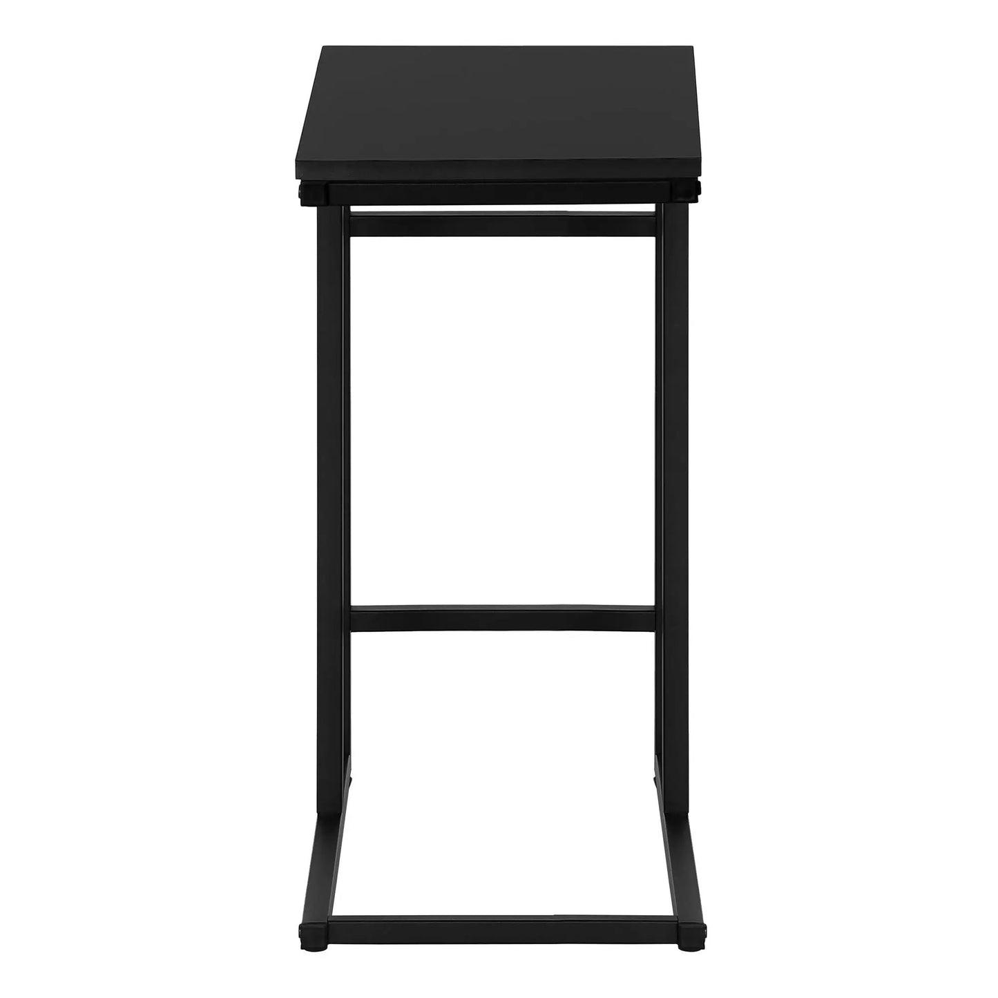 C Shaped Accent Table for Sofa and Bedside Use