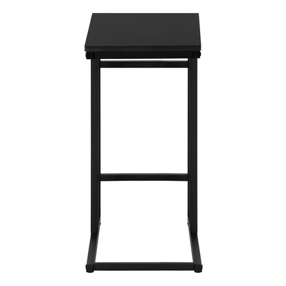 C Shaped Accent Table for Sofa and Bedside Use