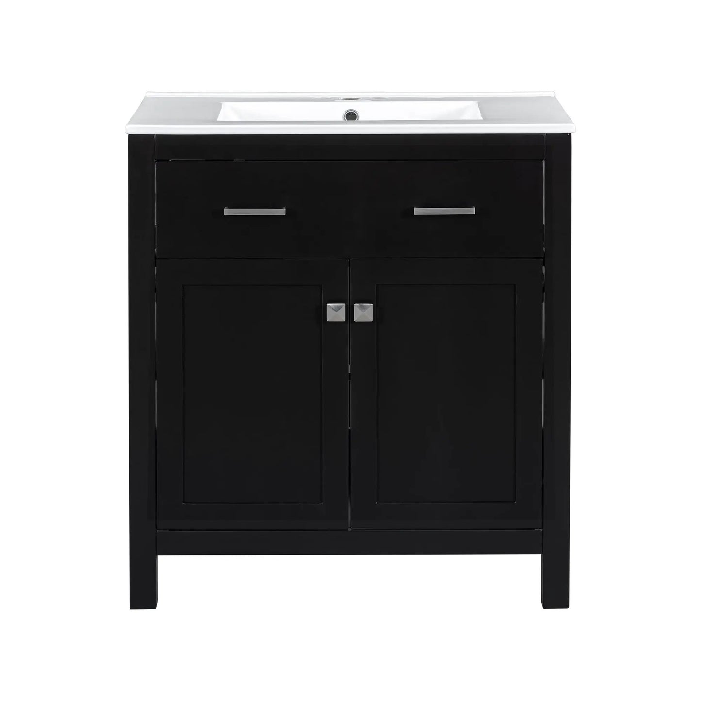 Bathroom Vanity Ceramic Sink and Soft Close Doors