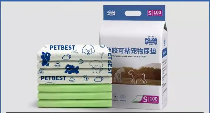 Dog Training Pads 100-count thickened absorbent urine pads PETBEST brand on Tampa Home & Garden Store
