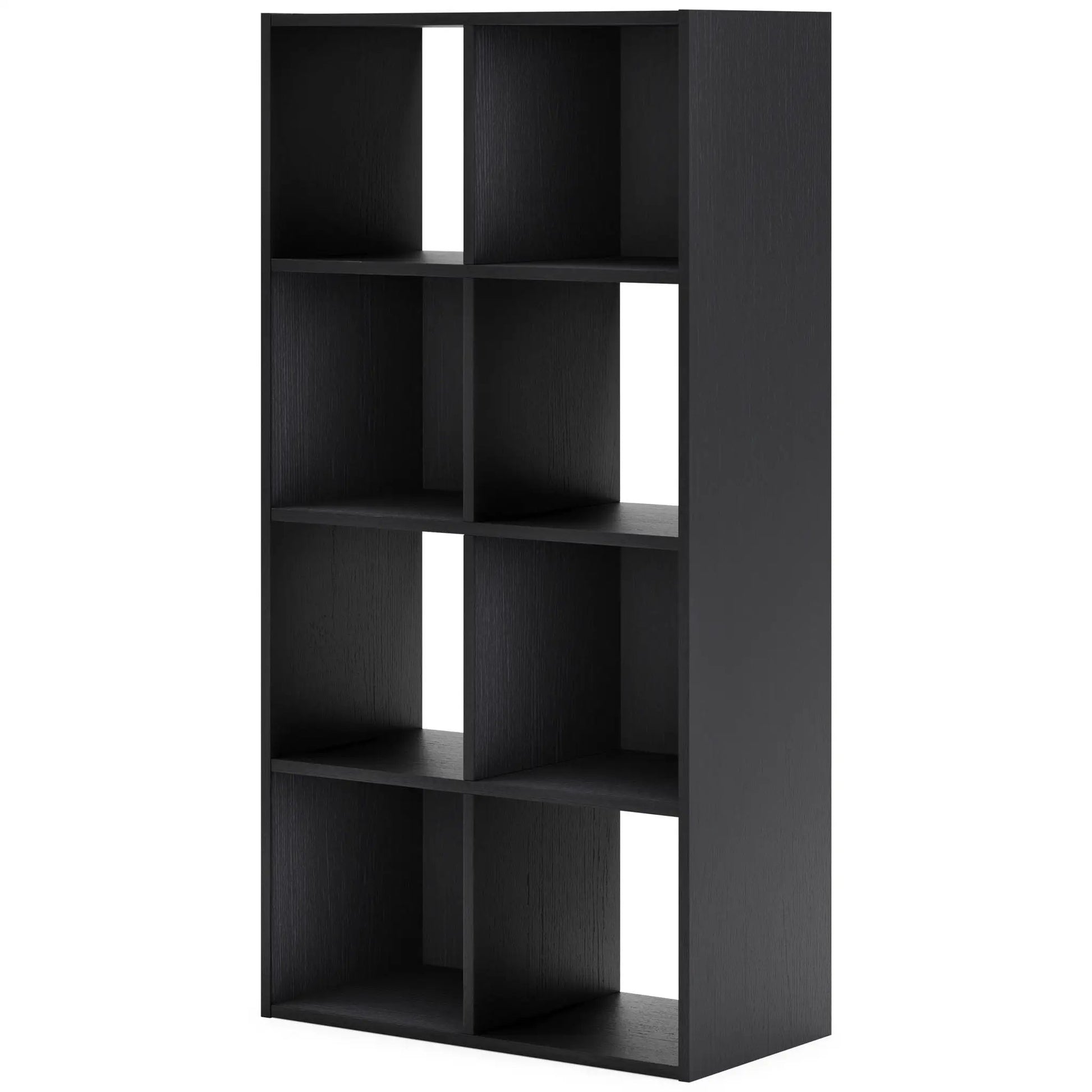 Langdrew Cube Organizer by Unique Piece Furniture in black woodgrain shelving unit on Tampa Home & Garden Store