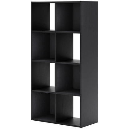 Langdrew Cube Organizer by Unique Piece Furniture in black woodgrain shelving unit on Tampa Home & Garden Store