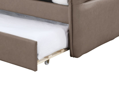 Stylish Dusty Rose Twin Daybed with a Trundle