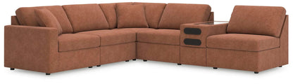 Modmax - Sectional - Spice fabric L-shaped sofa by Unique Piece Furniture on Tampa Home & Garden Store