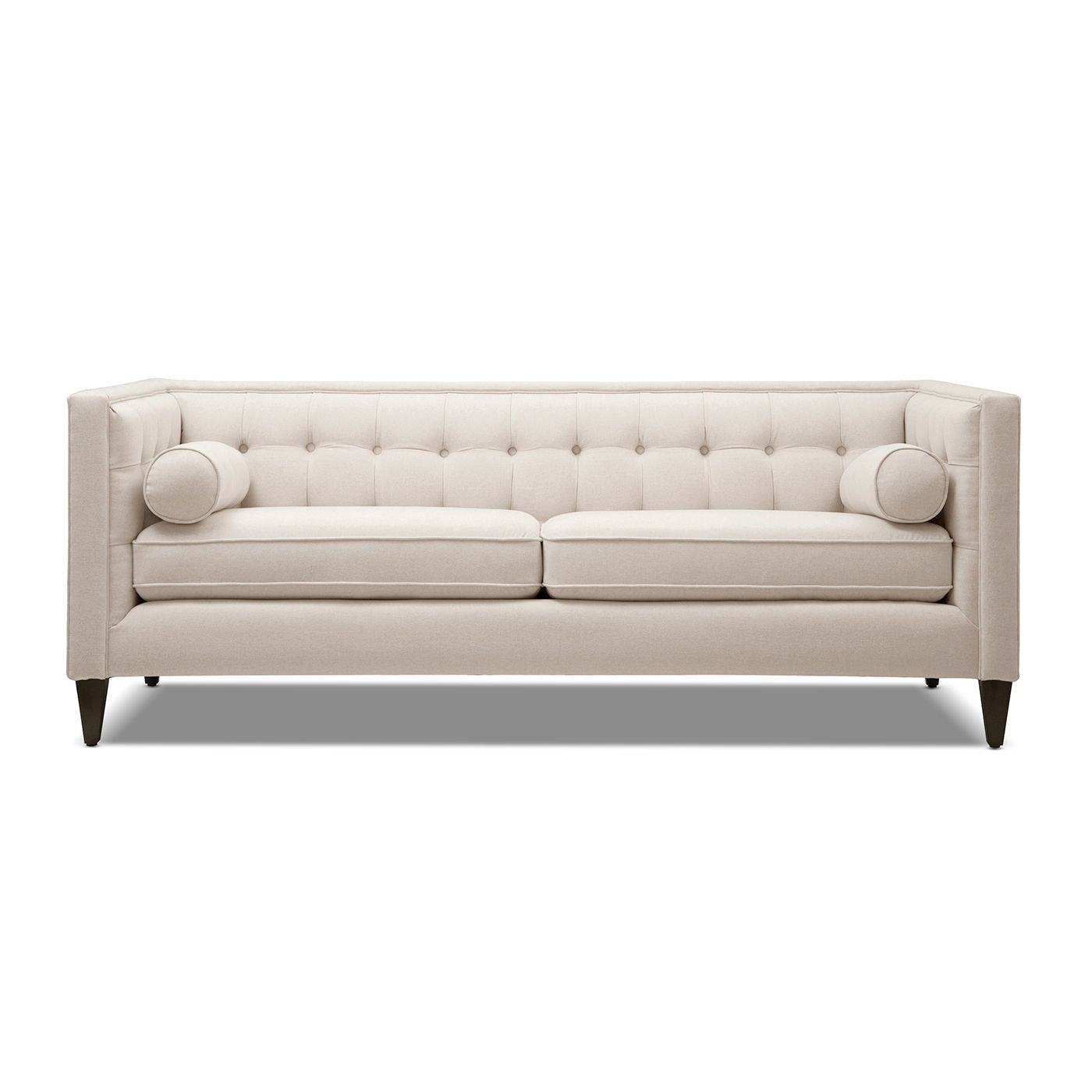 Modern Tuxedo Tufted Sofa With Comfort Support