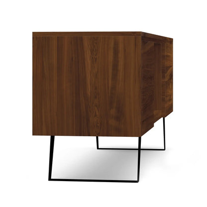 Lowry Handcrafted TV Media Stand With Doors