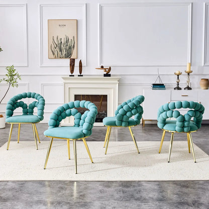 Puffy Bubble Ball Chain Chairs For Dining Room