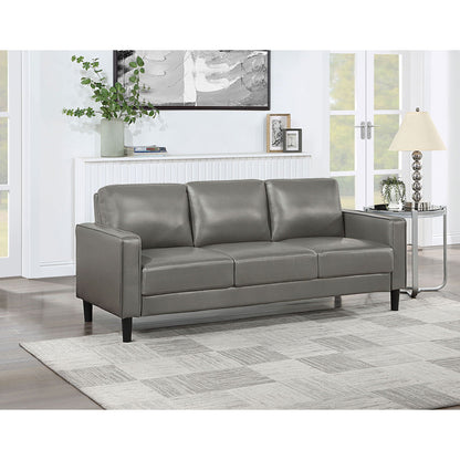 Farallone Contemporary Track Arm Plush Sofa