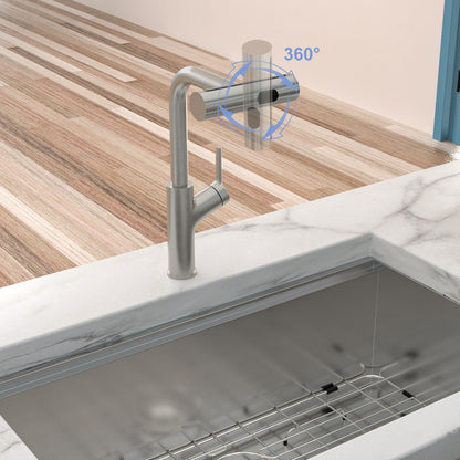 360 Degrees Pull Down Kitchen Faucet with 4 Spray