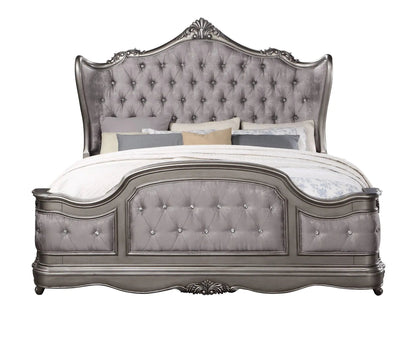 Ariadne Upholstered Bed with Tufted Headboard