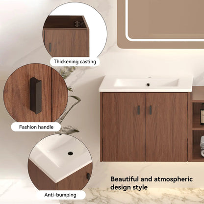 Soft Close Doors Vanity and Storage Shelves