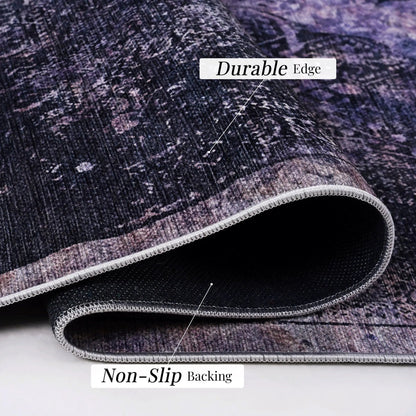 Maval Washable Area Rug and Everyday Durable