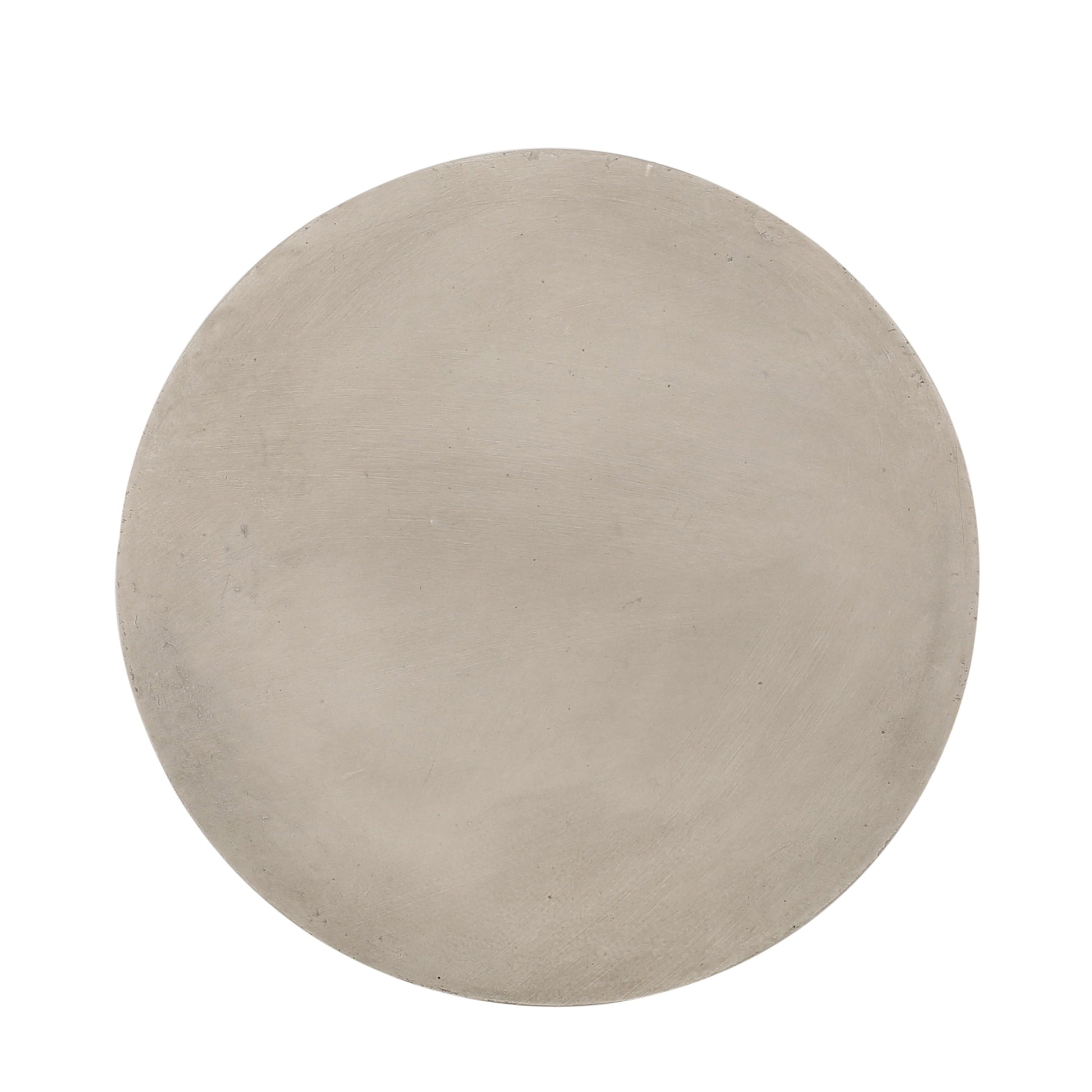 Outdoor Lightweight Concrete Side Table in light gray, HouseOfZazla on Tampa Home & Garden Store