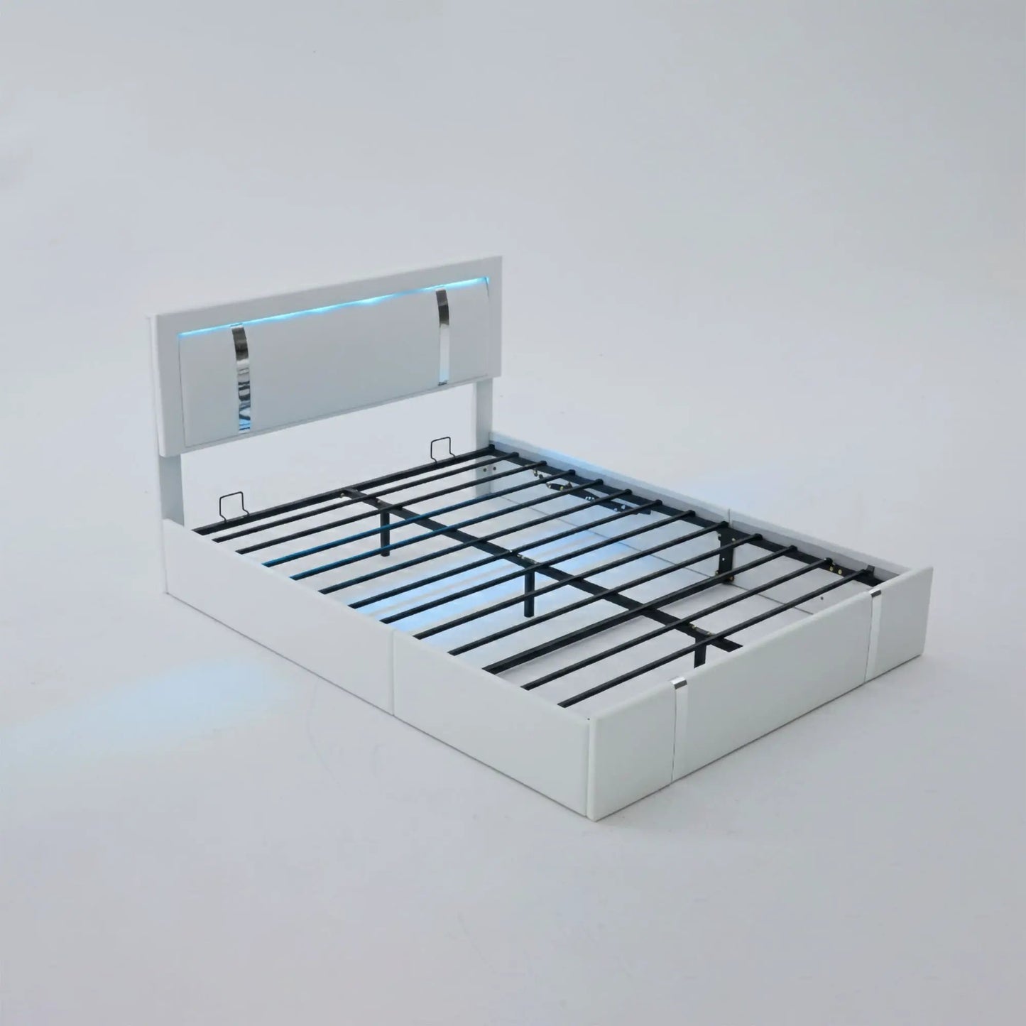 Upholstered Platform Bed Frame With Usb Charging