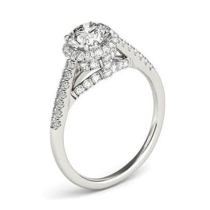 14k white gold diamond engagement ring with round center diamond, 1 3/8 ctw, Bids.com on Tampa Home & Garden Store