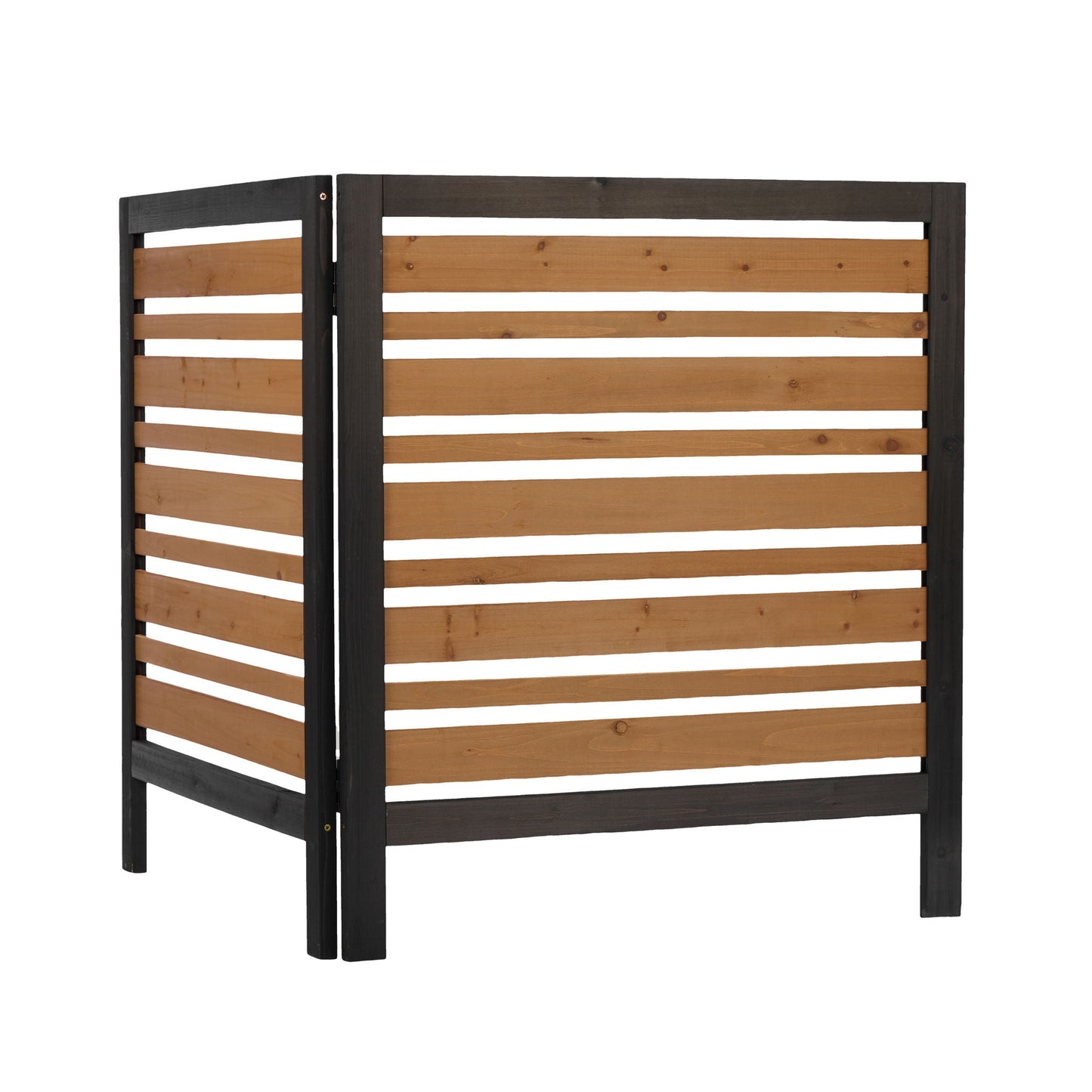 Premium Solid Wood Ac Screen for a Private Patio