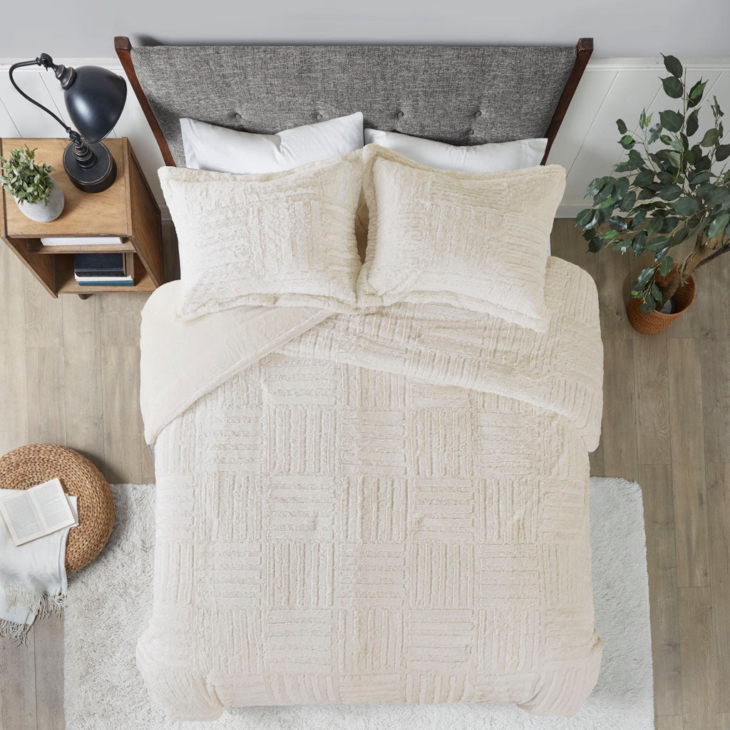 Twin Fur and Down Alternative Comforter Mini Set