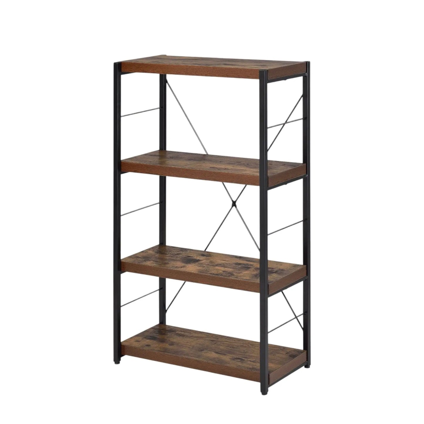 Bob Bookshelf Weathered Oak and Black Frame