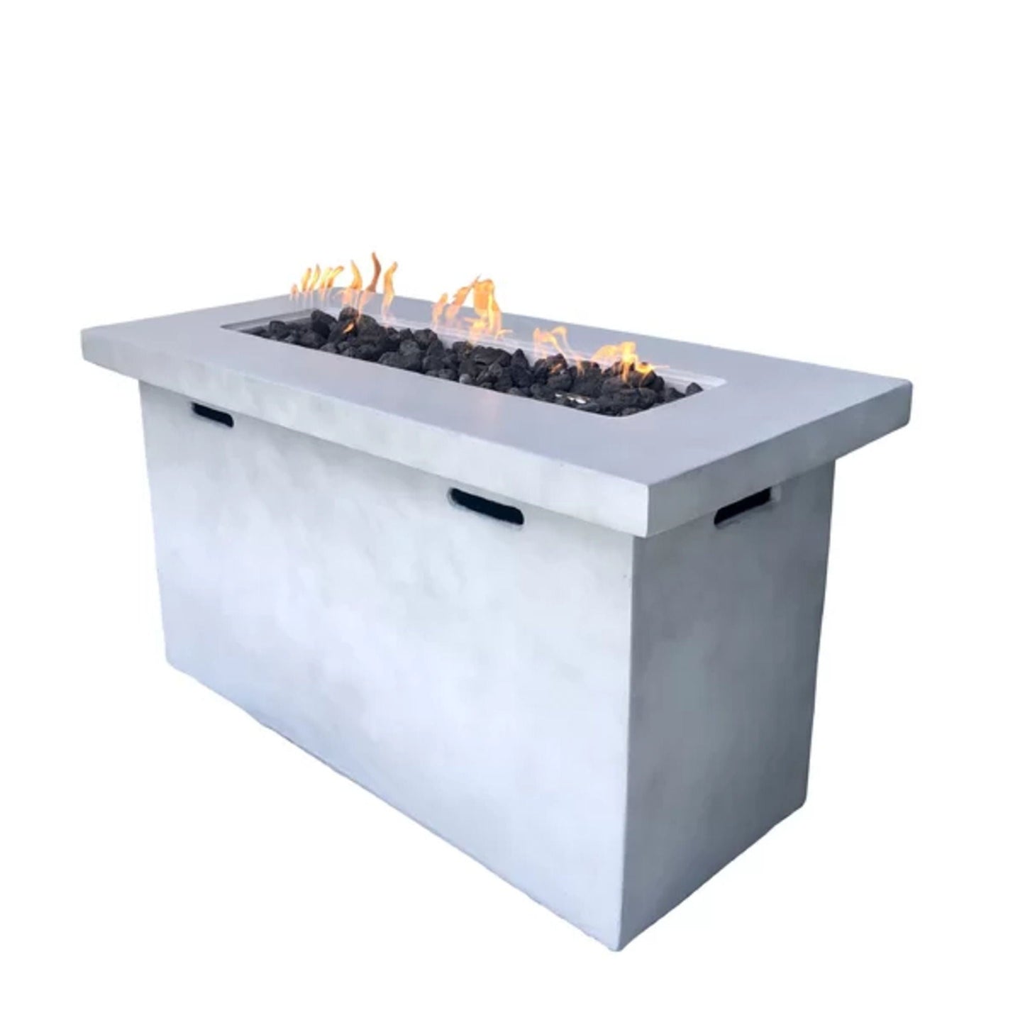 Concrete Propane Fire Pit and Steel Base