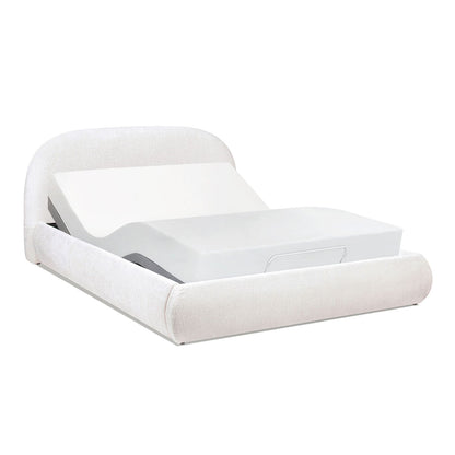 Archie Puffy Upholstered Platform Bed and Frame