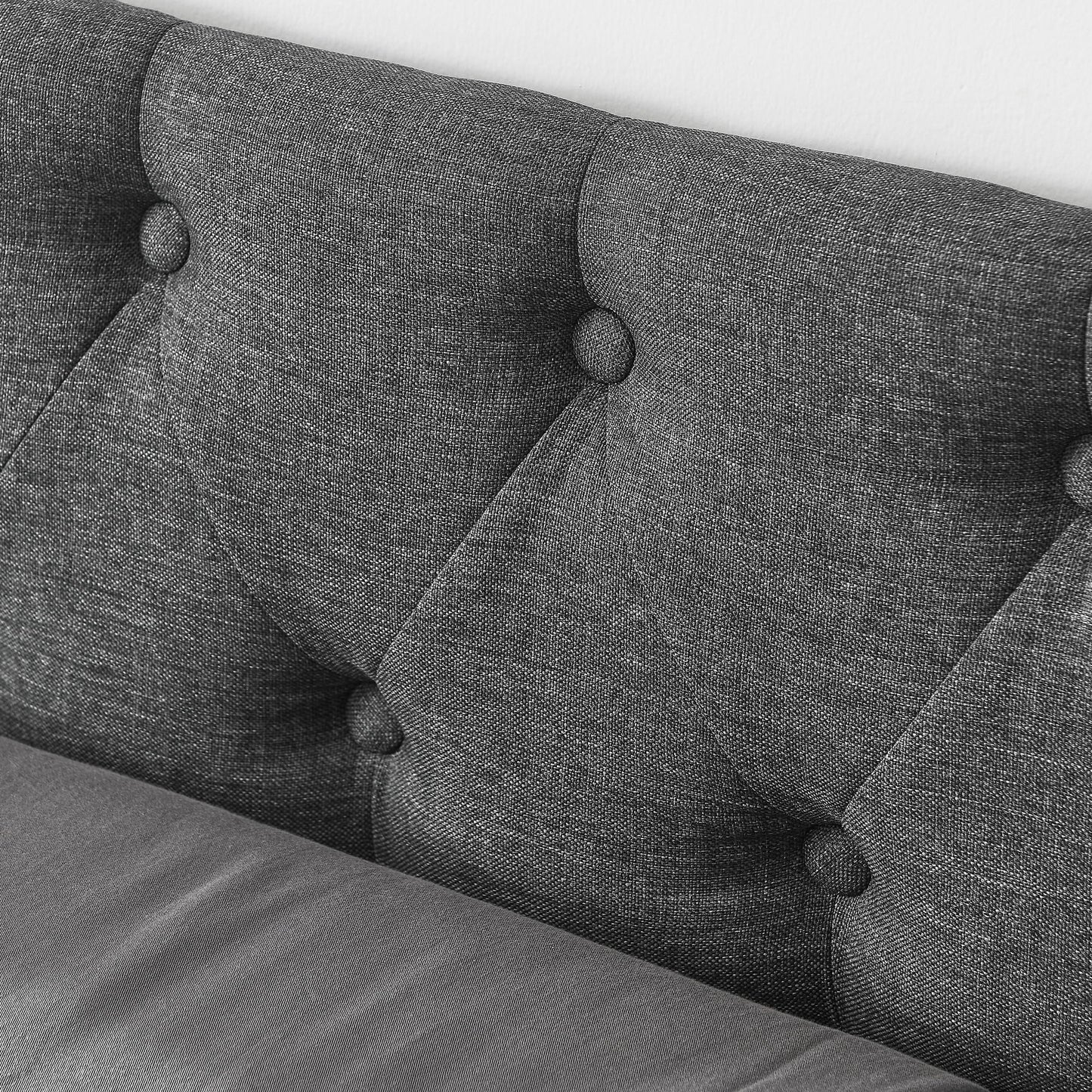 Upholstered Tufted Daybed with Storage Drawers