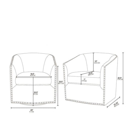 Elegant Chair 360 Degree Rotation and Comfort