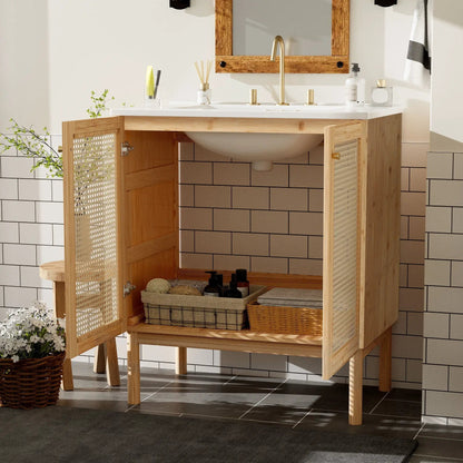 Bathroom Vanity Cabinet With Soft Close Doors