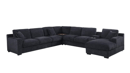 Celine Fabric Corner Sectional Sofa Right Chaise
