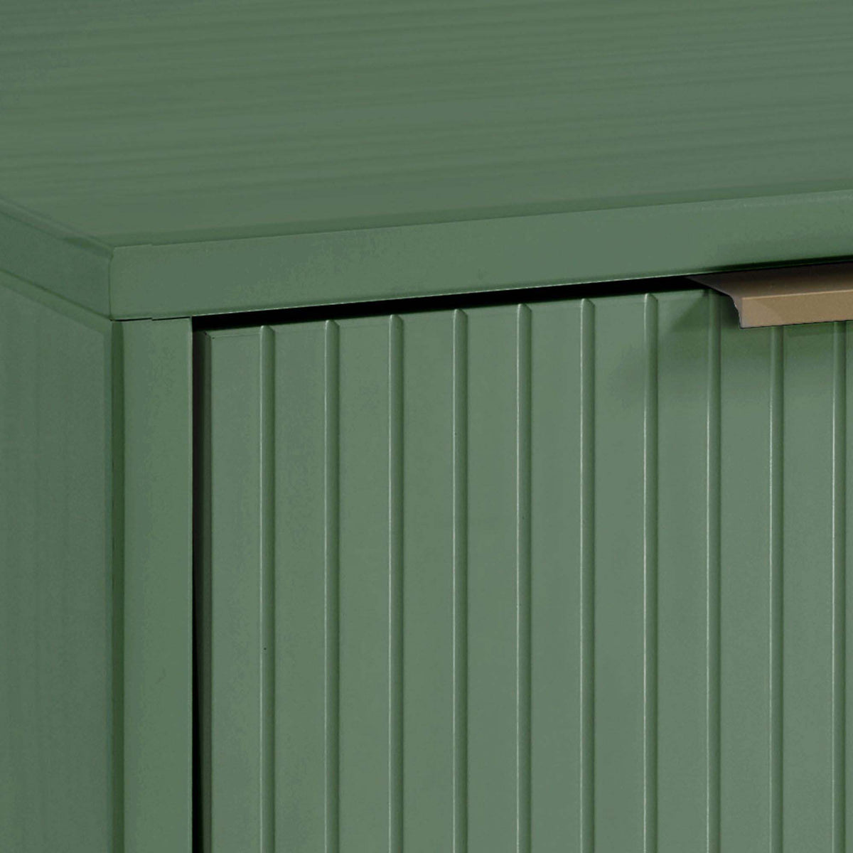 Solid Wood 3 Drawer Dresser with Ribbed Fronts in green finish by HouseOfZazla on Tampa Home & Garden Store