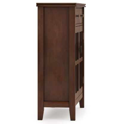 Artisan entryway storage cabinet russet brown wood by HouseOfZazla accent cabinet on Tampa Home & Garden Store