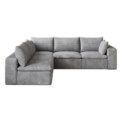 Modular Cloud Sofa and Corduroy Plush Seating