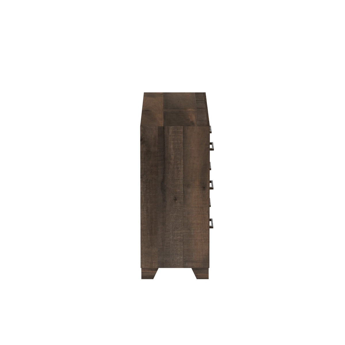 6-Drawer Wooden Dresser brown finish by HouseOfZazla for spacious storage on Tampa Home & Garden Store