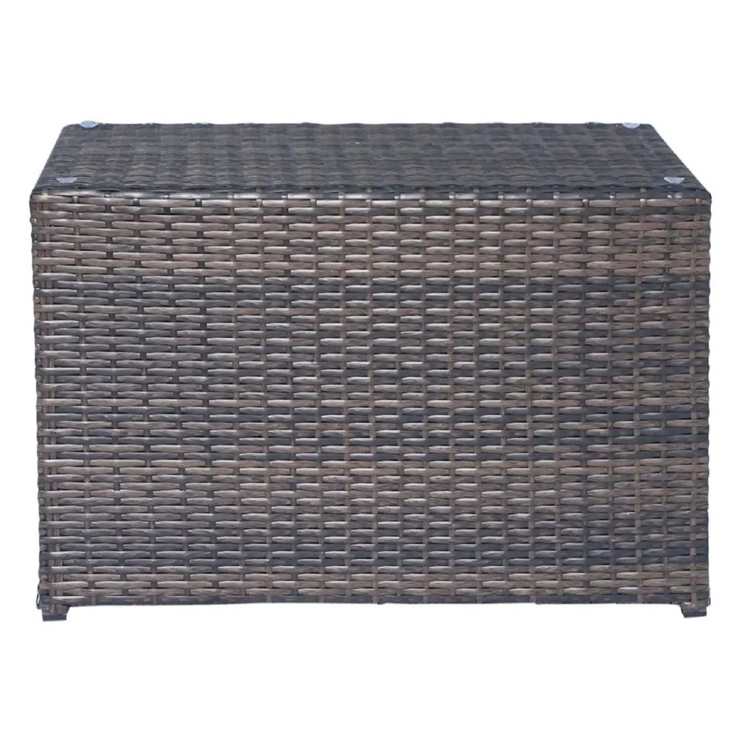 Dark brown outdoor wicker coffee table in rattan by Unique Piece Furniture on Tampa Home & Garden Store