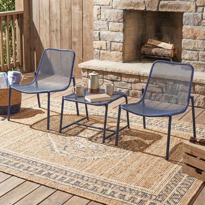 Kincaid 3-Piece Outdoor Conversation Set with Iron