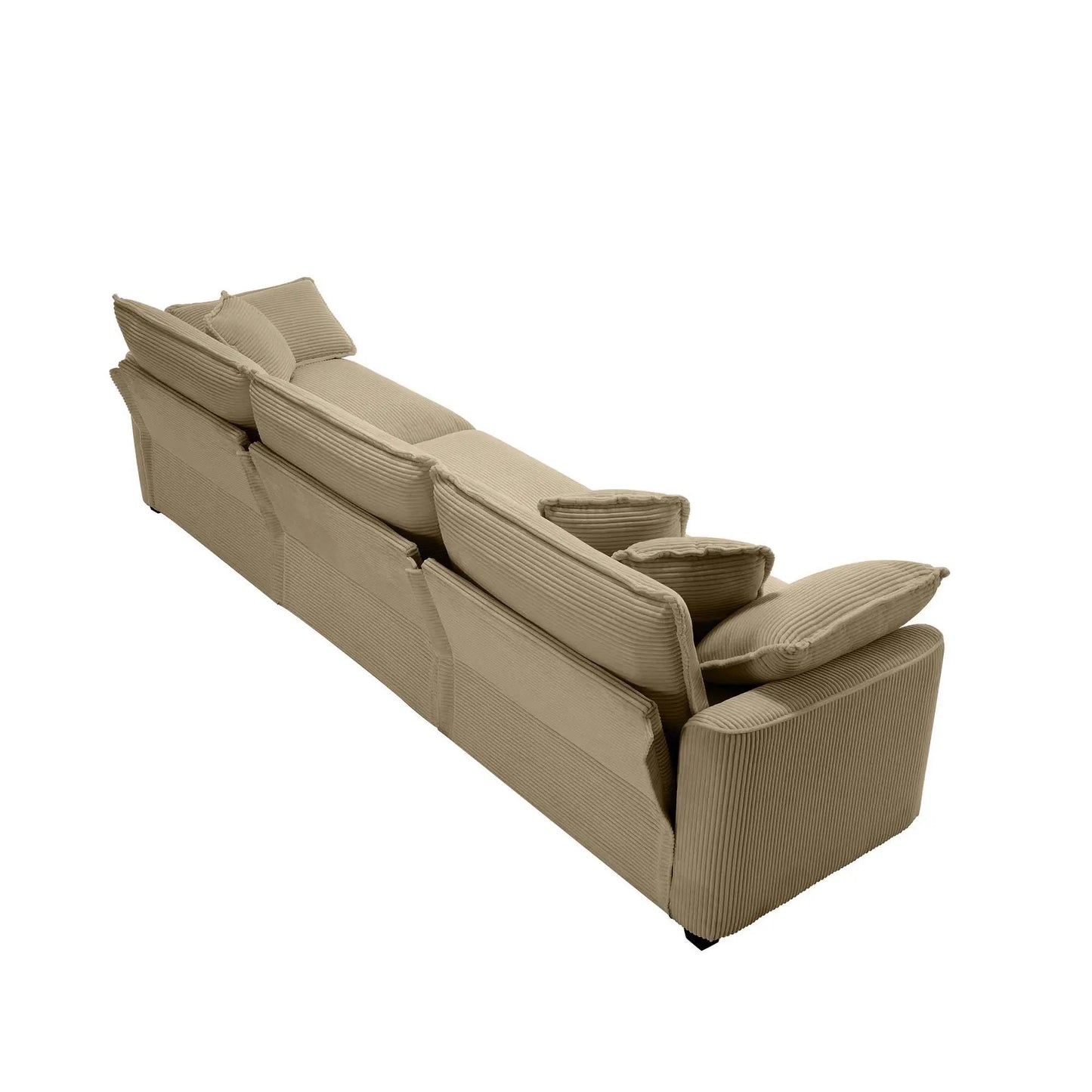 Elegant Sectional Sofa Set with Deep Seats