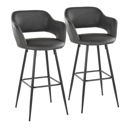 Margarite Contemporary Barstool Set of 2