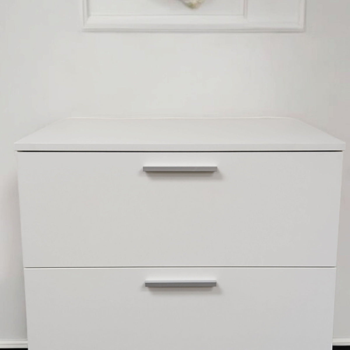 3 Drawer Modular Jumbo Chest white finish accent table by HouseOfZazla on Tampa Home & Garden Store