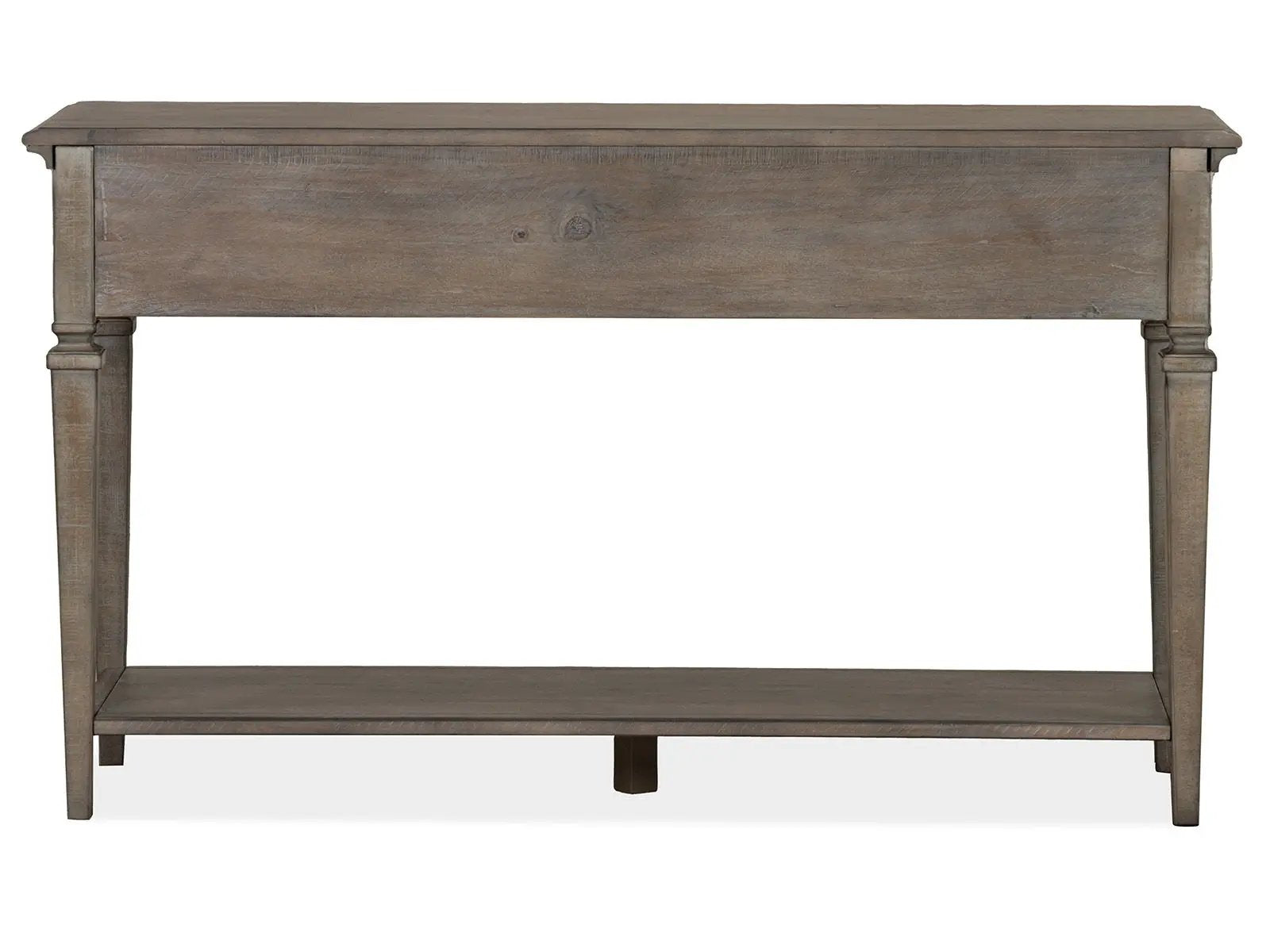 Lancaster Sofa Table in Dove Tail Gray with lower shelf by Unique Piece Furniture on Tampa Home & Garden Store