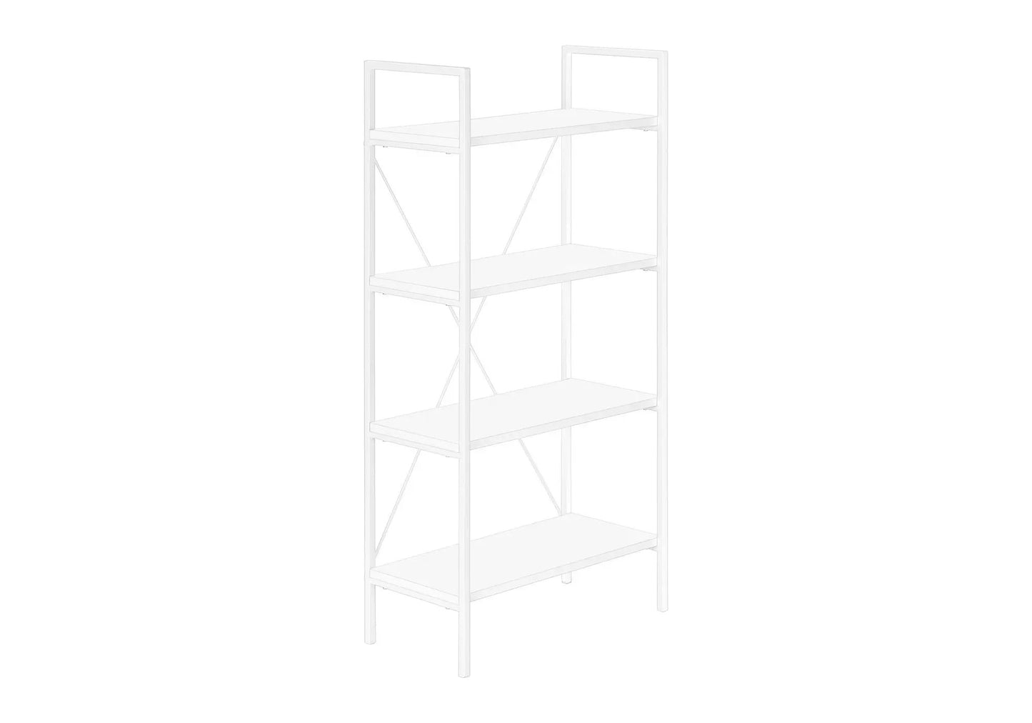 Four Tier Bookcase for Office and Bedroom