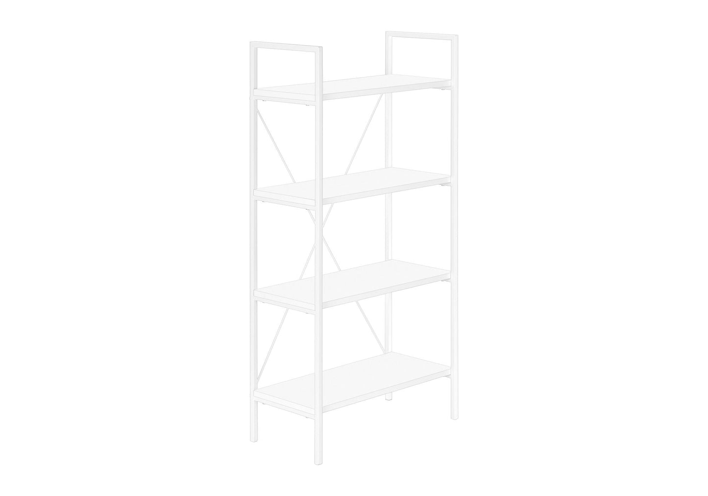 Contemporary Wood Bookshelf for Home and Office