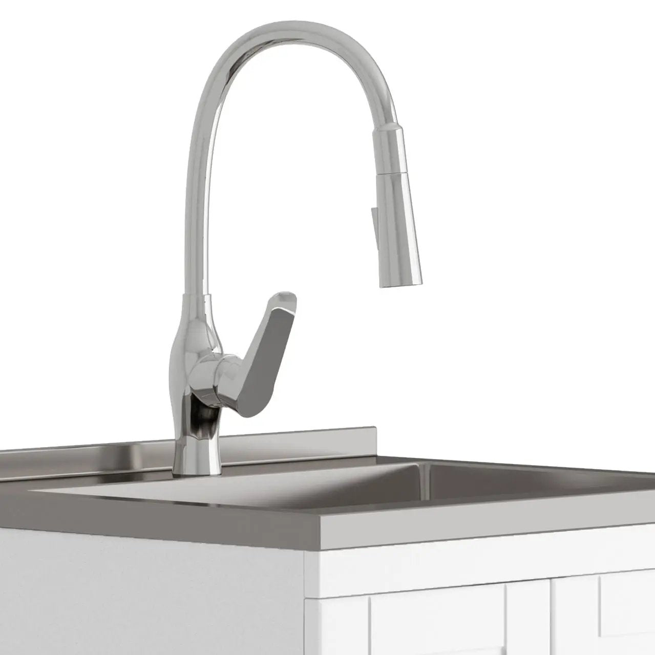Reed Deluxe Laundry Cabinet with Pull-Out Faucet