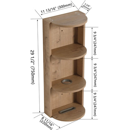 Bathroom Wall Storage Rack With Float Mount