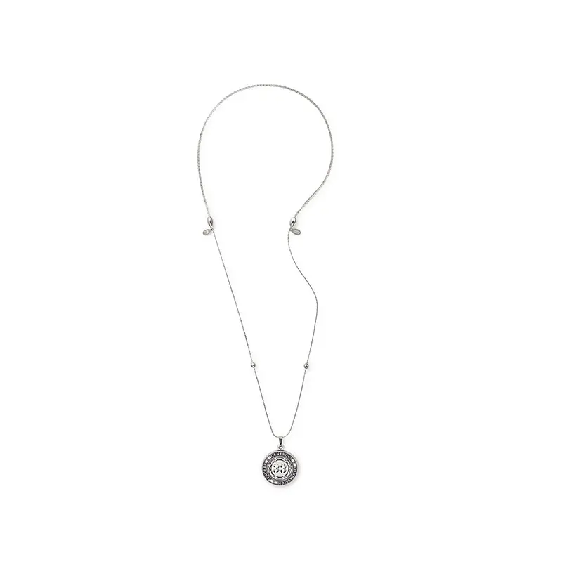 Alex and Ani Number 33 Necklace Expandable, silver-tone chain with circular coin pendant on Tampa Home & Garden Store